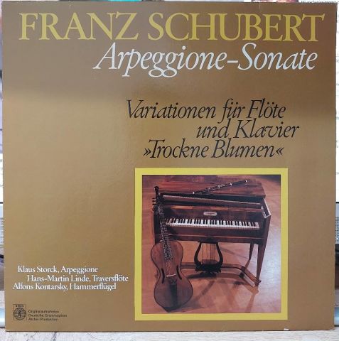 Franz Schubert - Klaus Storck, Hans-Martin Linde LP PLAK