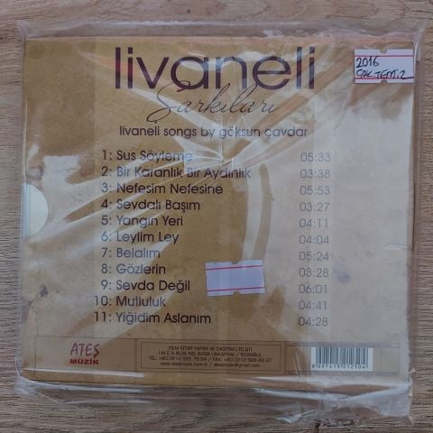 LİVANELİ ŞARKILARI CD