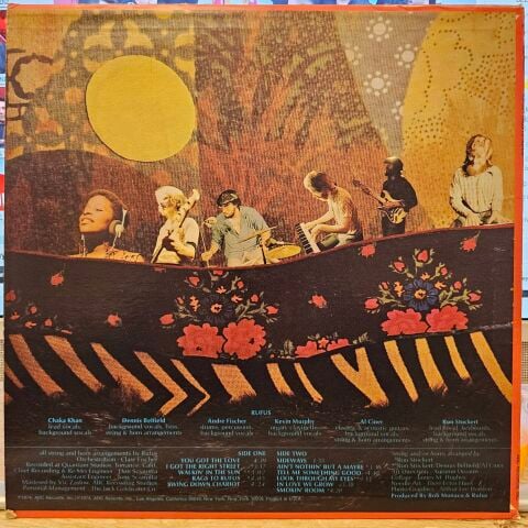 Rufus Featuring Chaka Khan – Rags To Rufus LP PLAK