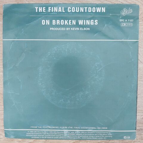 Europe – The Final Countdown 45LİK PLAK