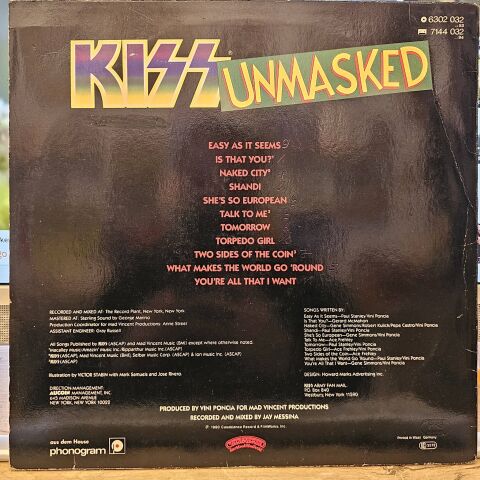 Kiss – Unmasked LP PLAK