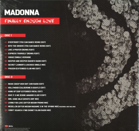 Madonna – Finally Enough Love LP PLAK