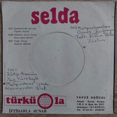 Selda Bağcan ve Moğollar – Yalan Dünya / Kalenin Dibinde 45LİK PLAK