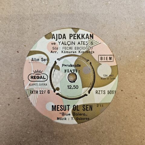 AJDA PEKKAN - MESUT OL SEN 45LİK PLAK
