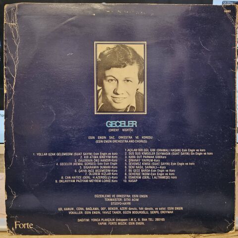 Esin Engin – Geceler (Orient Nights) LP PLAK