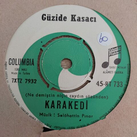 GÜZİDE KASACI - ÖMRÜM SENİ SEVMEKLE NİHAYET BULACAKTIR 45LİK PLAK