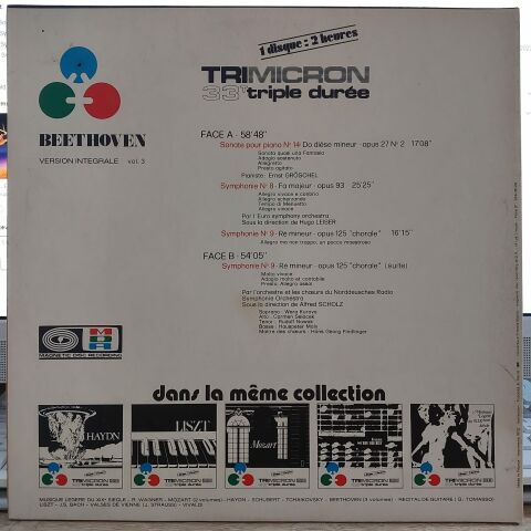 Beethoven* – Beethoven 3 LP PLAK