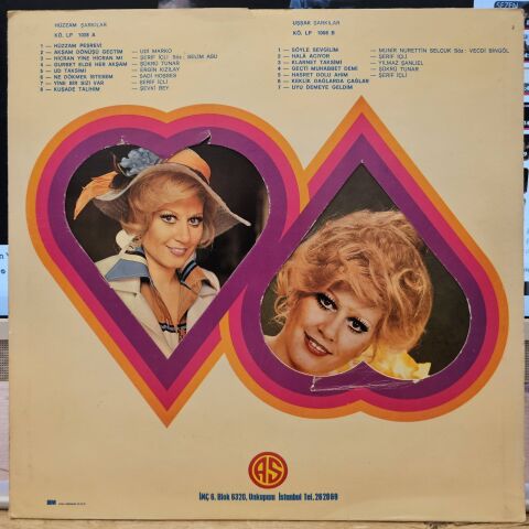 Muazzez Abacı – Hüzzam Şarkılar / Uşşak Şarkılar LP PLAK