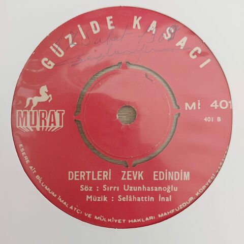 GÜZİDE KASACI - SUS KALBİM SUS 45LİK PLAK