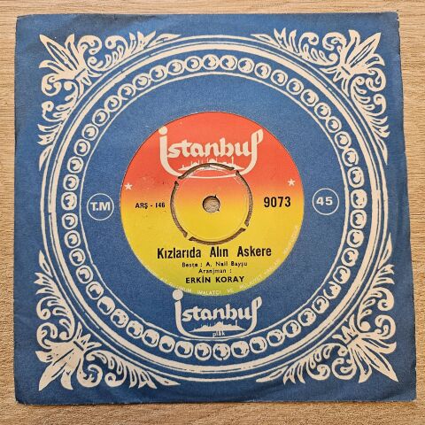 Erkin Koray – Kızlarıda Alın Askere / Aşk Oyunu 45LİK PLAK