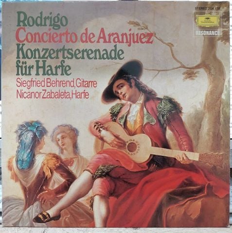 Rodrigo Siegfried Behrend, Nicanor Zabaleta – Concierto De Aranjuez LP PLAK