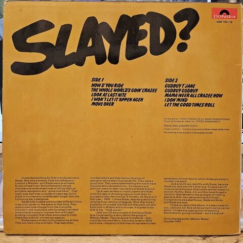 Slade – Slayed LP PLAK