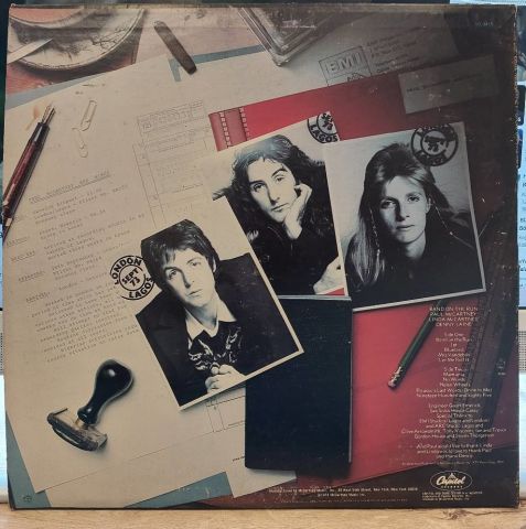 Paul McCartney & Wings – Band On The Run LP PLAK