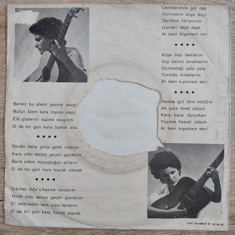 Selda Bağcan – Çemberimde Gül Oya / Toprak Olunca 45LİK PLAK