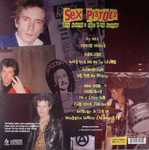 Sex Pistols – Sex, Anarchy & Rock N' Roll Swindle LP PLAK