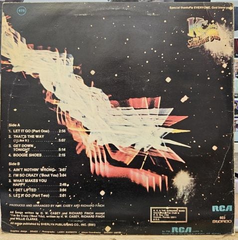KC And The Sunshine Band – KC And The Sunshine Band LP PLAK