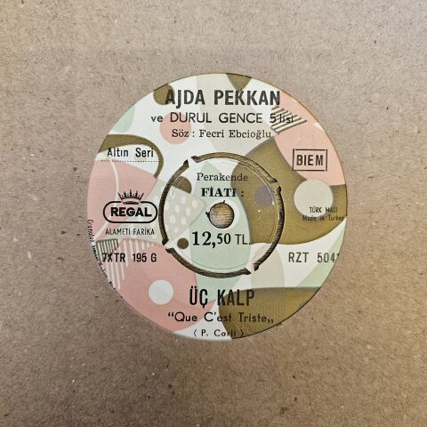 Ajda Pekkan – Dünya Dönüyor / Üç Kalp 45LİK PLAK