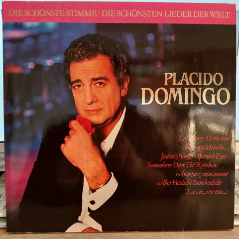 Placido Domingo – Die Schönste Stimme · Die Schönsten Lieder Der Welt LP PLAK
