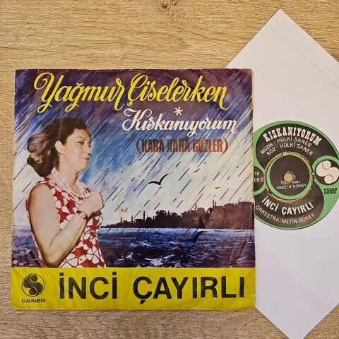 İNCİ ÇAYIRLI - YAĞMUR ÇİSELERKEN 45LİK PLAK