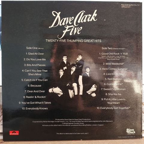 The Dave Clark Five – 25 Thumping Great Hits LP PLAK