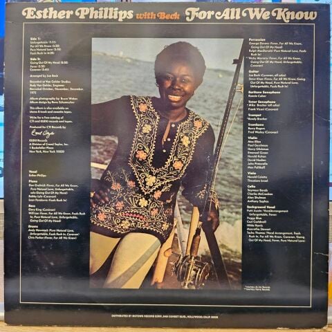 Esther Phillips With Beck – For All We Know LP PLAK