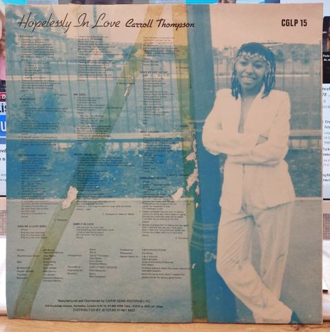 Carroll Thompson – Hopelessly In Love LP PLAK