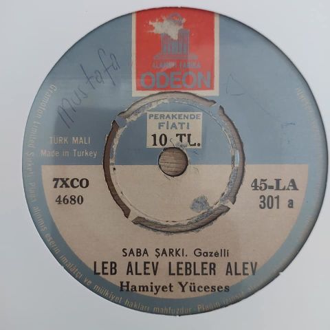 HAMİYET YÜCESES - LEB ALEV LEBLER ALEV 45LİK PLAK