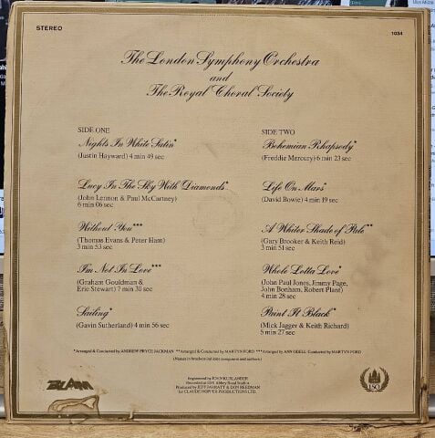 The London Symphony Orchestra And The Royal Choral Society – Classic Rock LP PLAK...