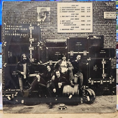 The Allman Brothers Band – The Allman Brothers Band At Fillmore East LP PLAK