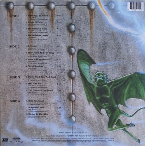 Manowar – Best Of Manowar - The Hell Of Steel LP PLAK