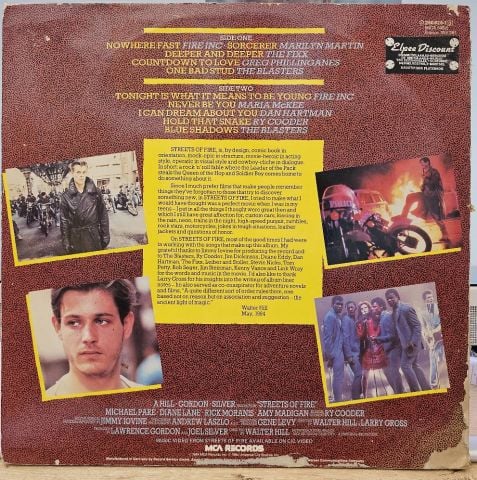 Various – Streets Of Fire (Music From The Original Motion Picture Soundtrack) LP PLAK