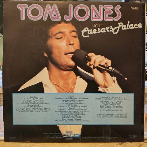 Tom Jones – Live At Caesar's Palace LP PLAK