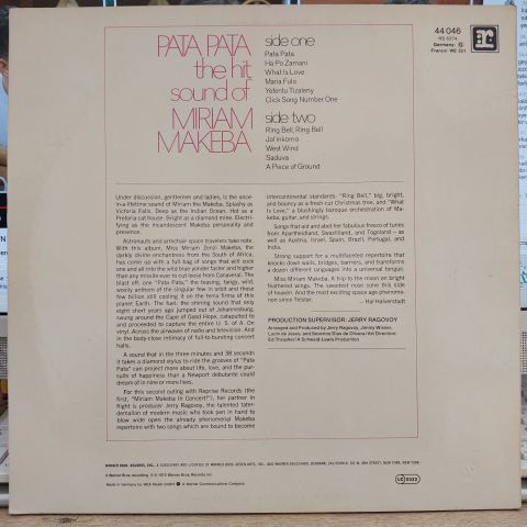 Miriam Makeba – Pata Pata LP PLAK