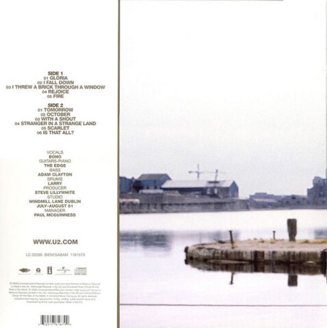 U2 – October LP PLAK