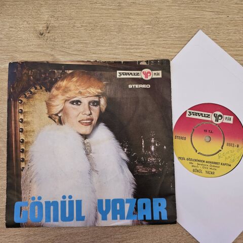 GÖNÜL YAZAR - YEŞİL GÖZLERİNDEN MUHABBET KAPTIM 45LİK PLAK