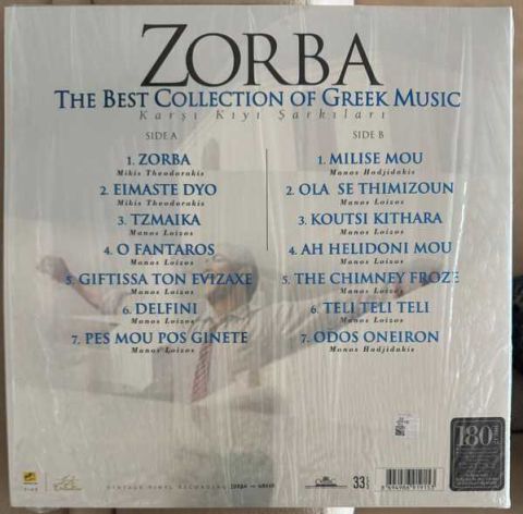 ZORBA - THE BEST COLLECTION OF GREEK MUSIC (KARŞI KIYI ŞARKILARI) LP PLAK