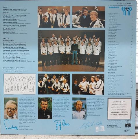 Udo Jürgens Und Die Fußball-Nationalmannschaft – Buenos Dias Argentina LP PLAK