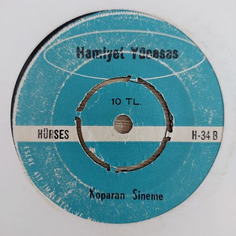 HAMİYET YÜCESES - BAKMIYOR ÇEŞMİ SİYAH 45LİK PLAK