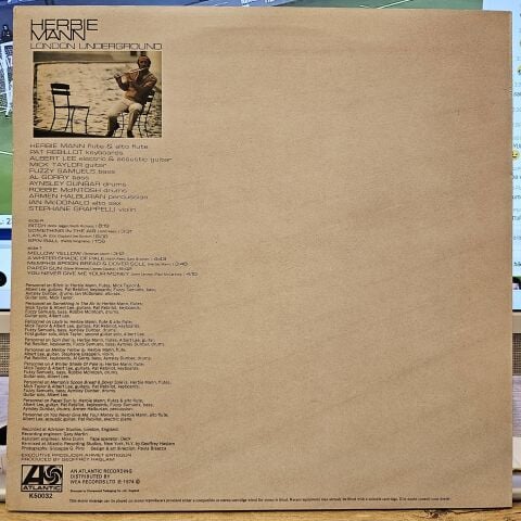 Herbie Mann – London Underground LP PLAK