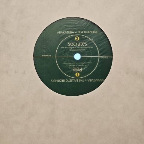 Arakatuba + Ballistic Brothers / Arakatuba + Fila Brazillia – Pelé / Sócrates LP PLAK