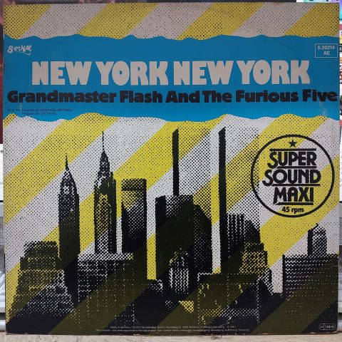 Grandmaster Flash & The Furious Five – New York New York LP PLAK