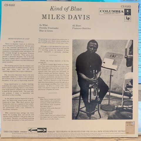 Miles Davis – Kind Of Blue LP PLAK