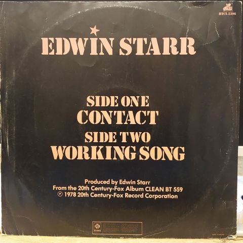 Edwin Starr – Contact / Working Song LP PLAK (RENKLİ PLAK PEMBE)