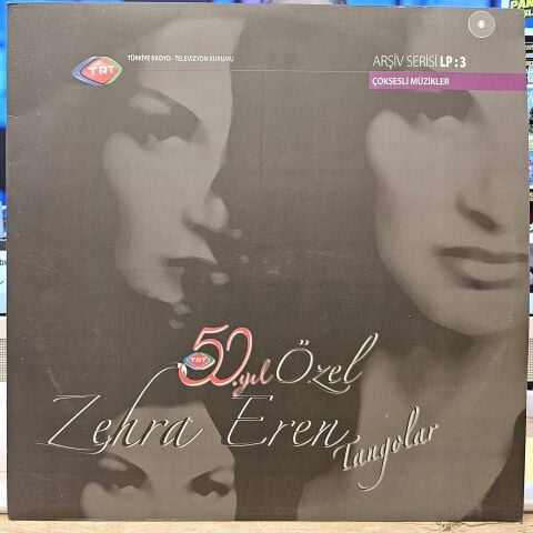 Zehra Eren – Tangolar (TRT 50. Yıl Özel) Çoksesli Müzikler LP PLAK