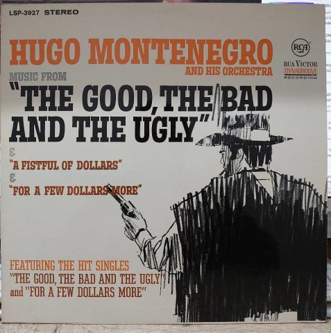 Hugo Montenegro And His Orchestra – Music From 'A Fistful Of Dollars', 'For A Few Dollars More' & 'The Good, The Bad And The Ugly' LP PLAK