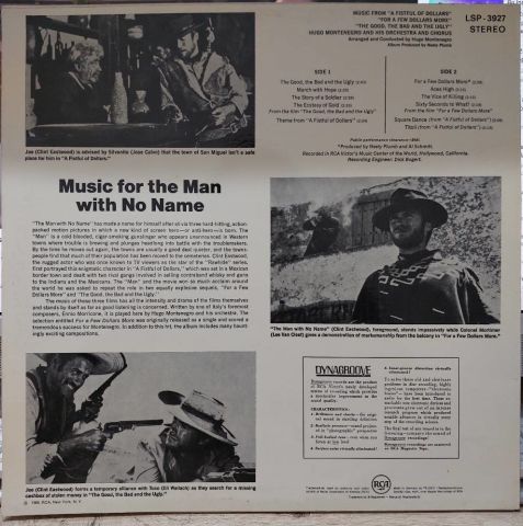 Hugo Montenegro And His Orchestra – Music From 'A Fistful Of Dollars', 'For A Few Dollars More' & 'The Good, The Bad And The Ugly' LP PLAK