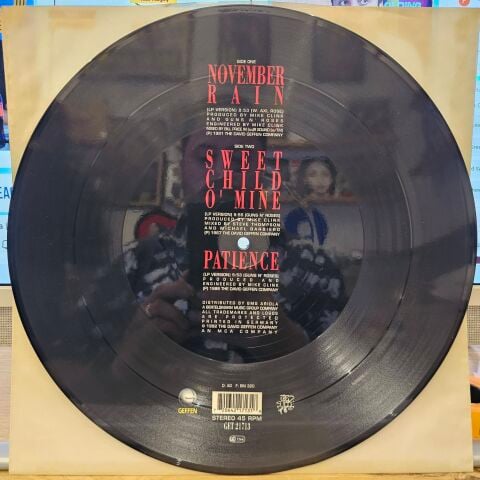 Guns N' Roses – November Rain LP PLAK (PİCTURE DİSC)