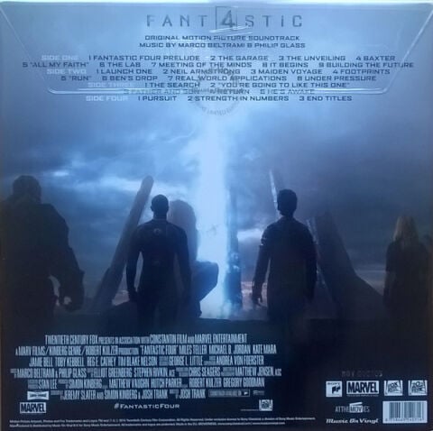 Marco Beltrami & Philip Glass – Fant4stic (Original Motion Picture Soundtrack) LP PLAK