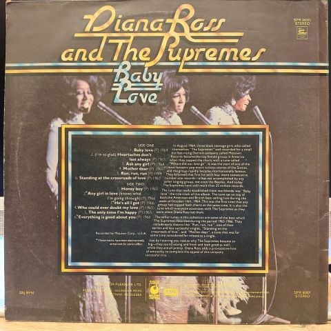 Diana Ross And The Supremes – Baby Love LP PLAK