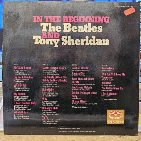 The Beatles And Tony Sheridan – In The Beginning LP PLAK